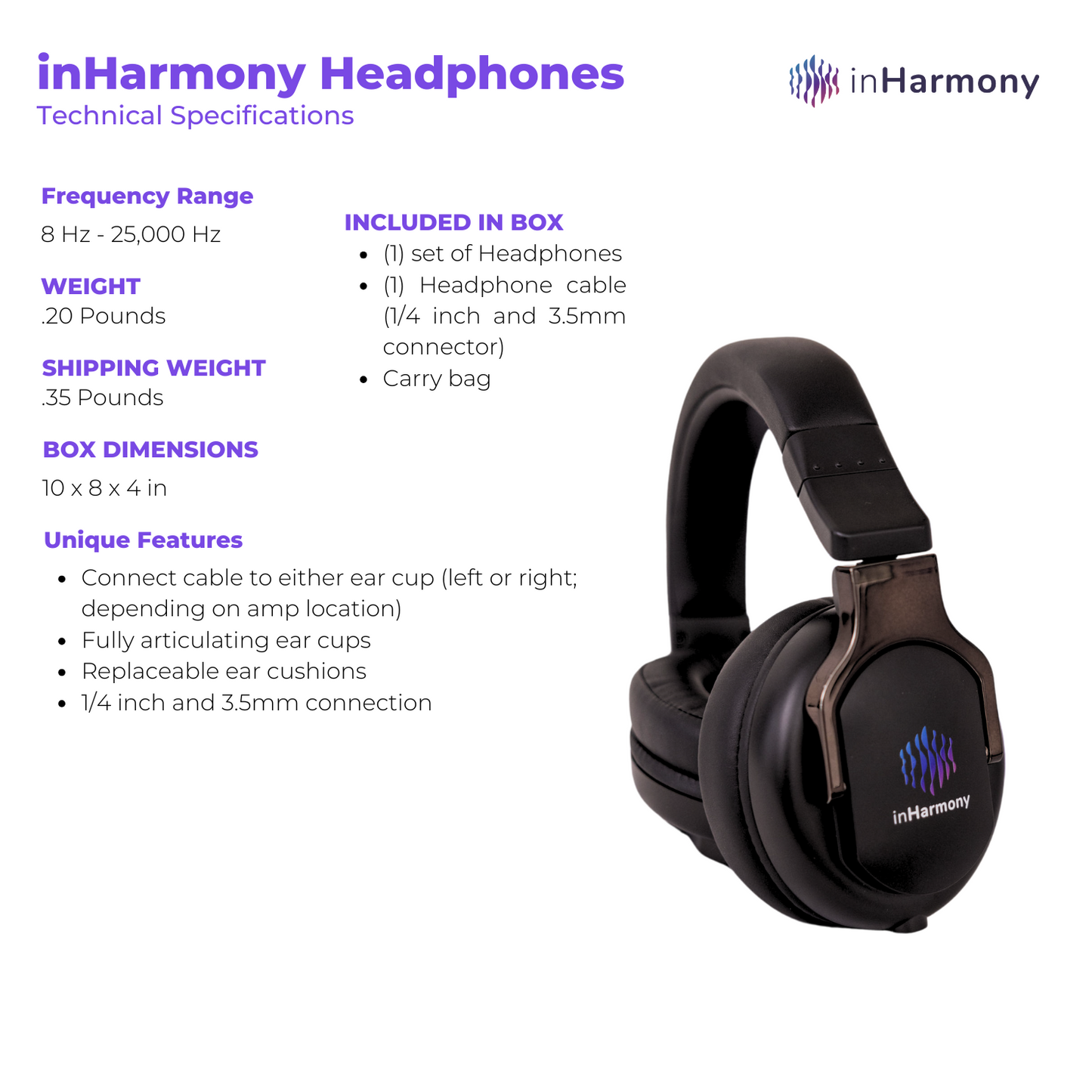 inHarmony Headphones