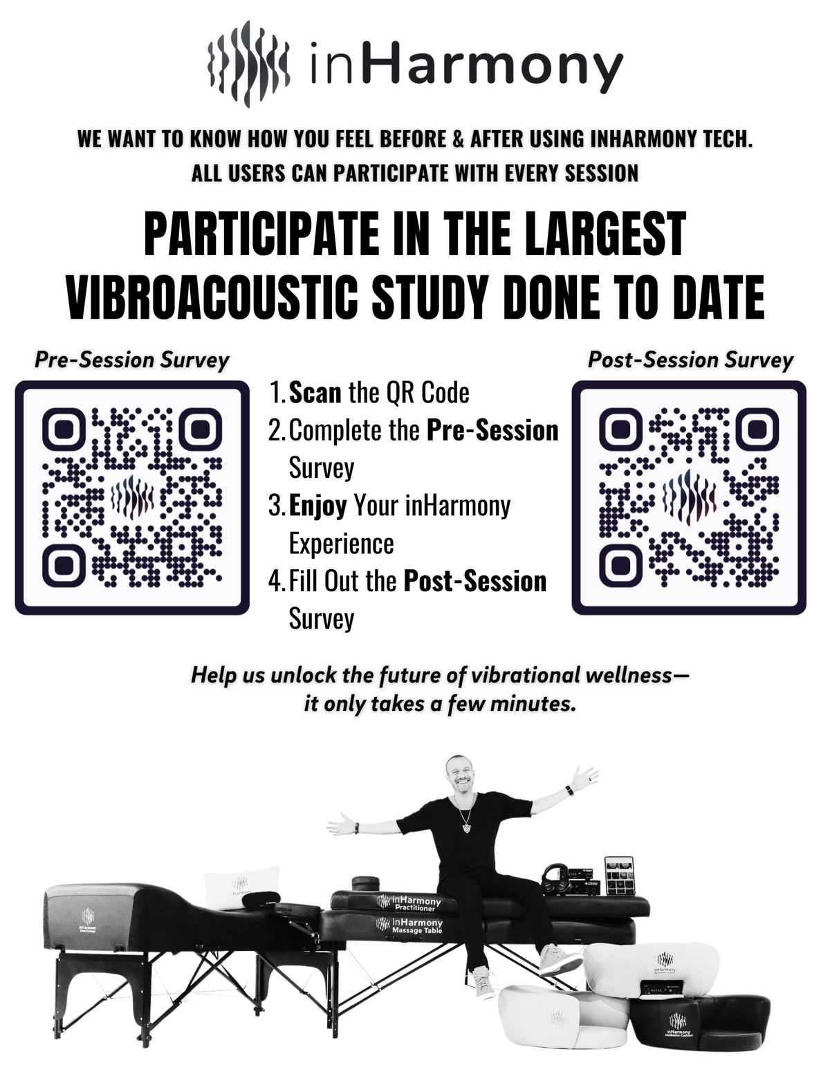 inHarmony scientific research and vibroacoustic therapy