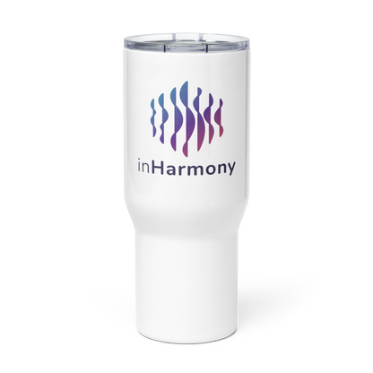 Travel mug with a handle