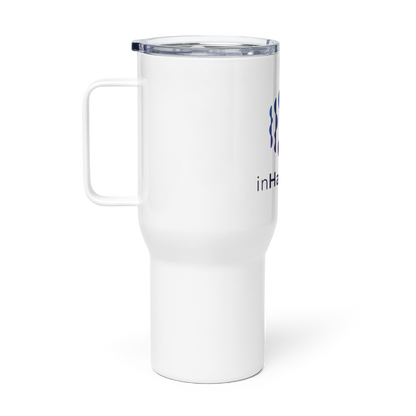 Travel mug with a handle