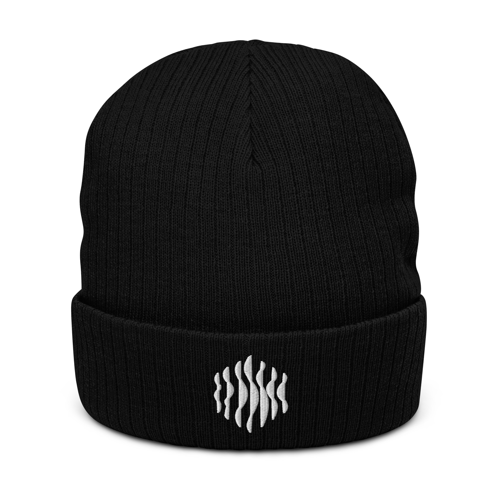 Ribbed knit beanie