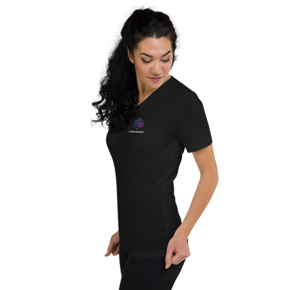 Unisex Short Sleeve V-Neck T-Shirt