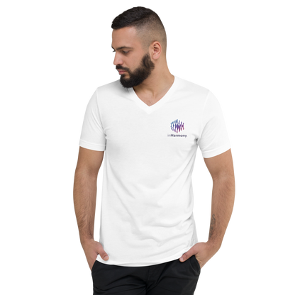 Unisex Short Sleeve V-Neck T-Shirt