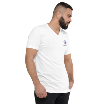 Unisex Short Sleeve V-Neck T-Shirt