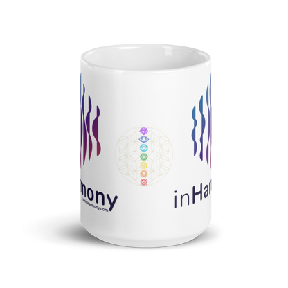 White glossy mug