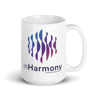 White glossy mug